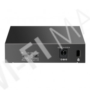 TP-Link LS105LP, LiteWave 5-портовый 10/100 Мбит/с (4 PoE) неуправляемый коммутатор