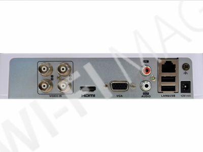 HiWatch DS-H204QA(B), 4-канальный гибридный HD-TVI видеорегистратор c технологией AoC и Motion Detection 2.0