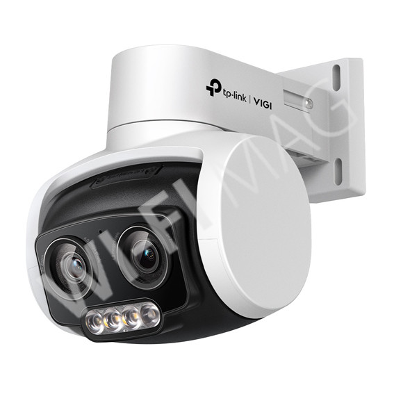 TP-Link VIGI C540V, 4 Мп уличная цветная PTZ‑камера с 2-мя объективами и цветным ночным видением