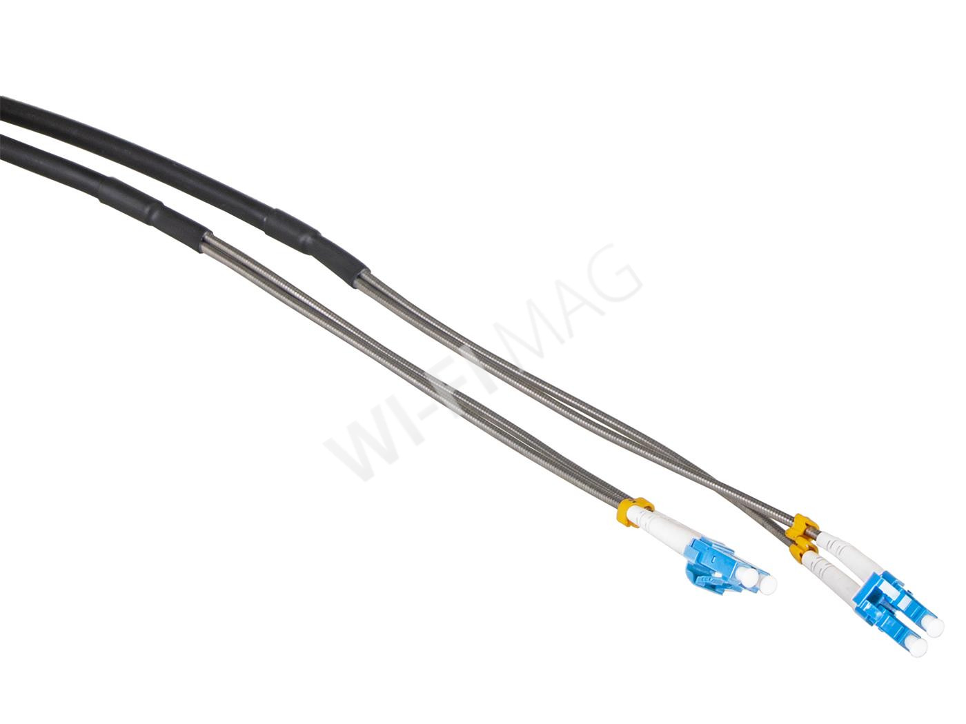 Masterlan fiber optic outdoor patch cord, LCupc/LCupc, Duplex, Singlemode 9/125, 15m, оптический патч-корд