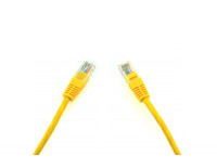 Кабель патч-корд Masterlan patch cable UTP, Cat5e, 0.5 м, неэкранированный, желтый