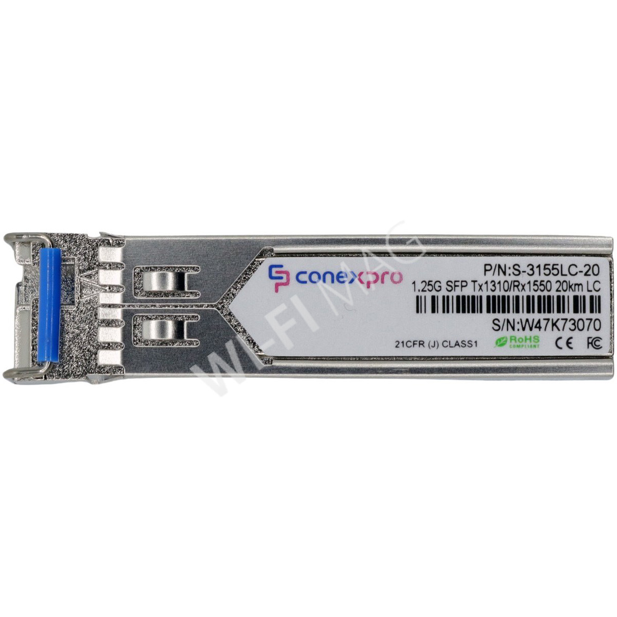 Conexpro S-3155LC-20 модуль SFP Single Mode, 1.25 Гбит/с, LC, WDM/BiDi, 20 км (Tx=1310/Rx=1550)