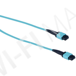 Masterlan fiber optic patch cord, MPOupc/MPOupc, female, MM, OM3, 12F, Typ B, 2m, оптический патч-корд