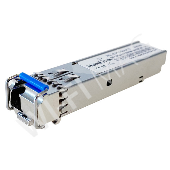 Max Link 1.25G SFP optical module, WDM(BiDi), SM, Tx 1310/Rx1550nm, 3km, 1x LC connector, DDM, оптический модуль