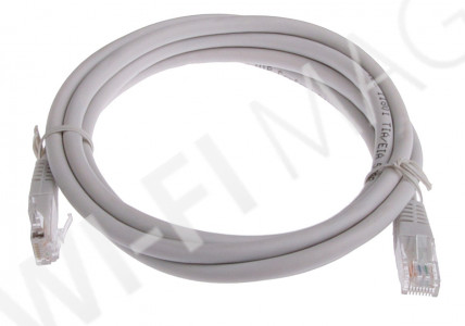 Кабель патч-корд Masterlan Comfort patch cable UTP, Cat6, 1 м, неэкранированный, серый