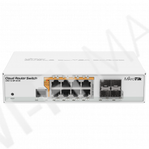 Mikrotik Cloud Router Switch CRS112-8P-4S-IN, коммутатор с функциями маршрутизатора