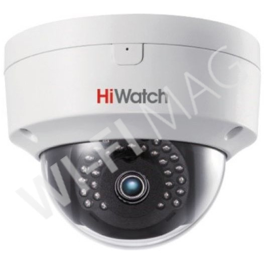 HiWatch DS-I252M(B)(4 mm) 2 Мп уличная купольная с ИК-подсветкой до 30 м и микрофоном IP-камера