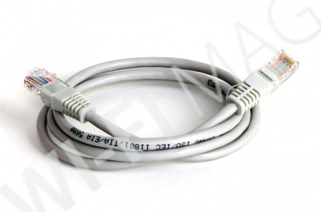Кабель патч-корд Masterlan patch cable FTP, Cat5e, 0.25 м, экранированный, серый