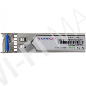 Conexpro S-3155LC-3 модуль SFP Single Mode, 1.25 Гбит/с, LC, WDM/BiDi, 3 км (Tx=1310/Rx=1550)