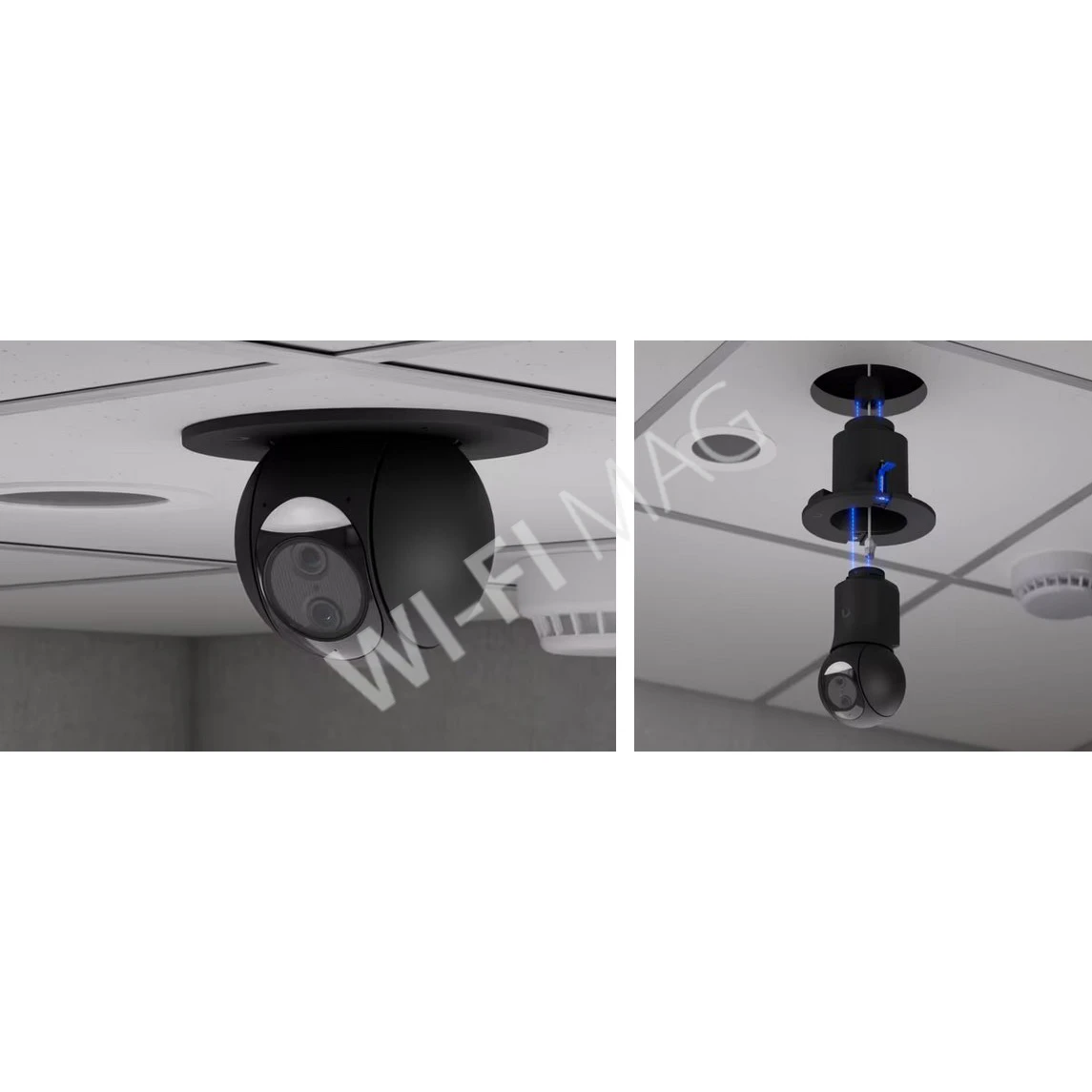 Ubiquiti G6 PTZ In-Ceiling Mount Black, черный  кронштейн для скрытого монтажа в потолок камеры UVC-G6-PTZ