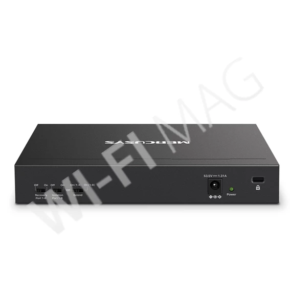 Mercusys MS110P, неуправляемый 10-портовый коммутатор с 8-ю PoE+ (10/100 Мбит/с)