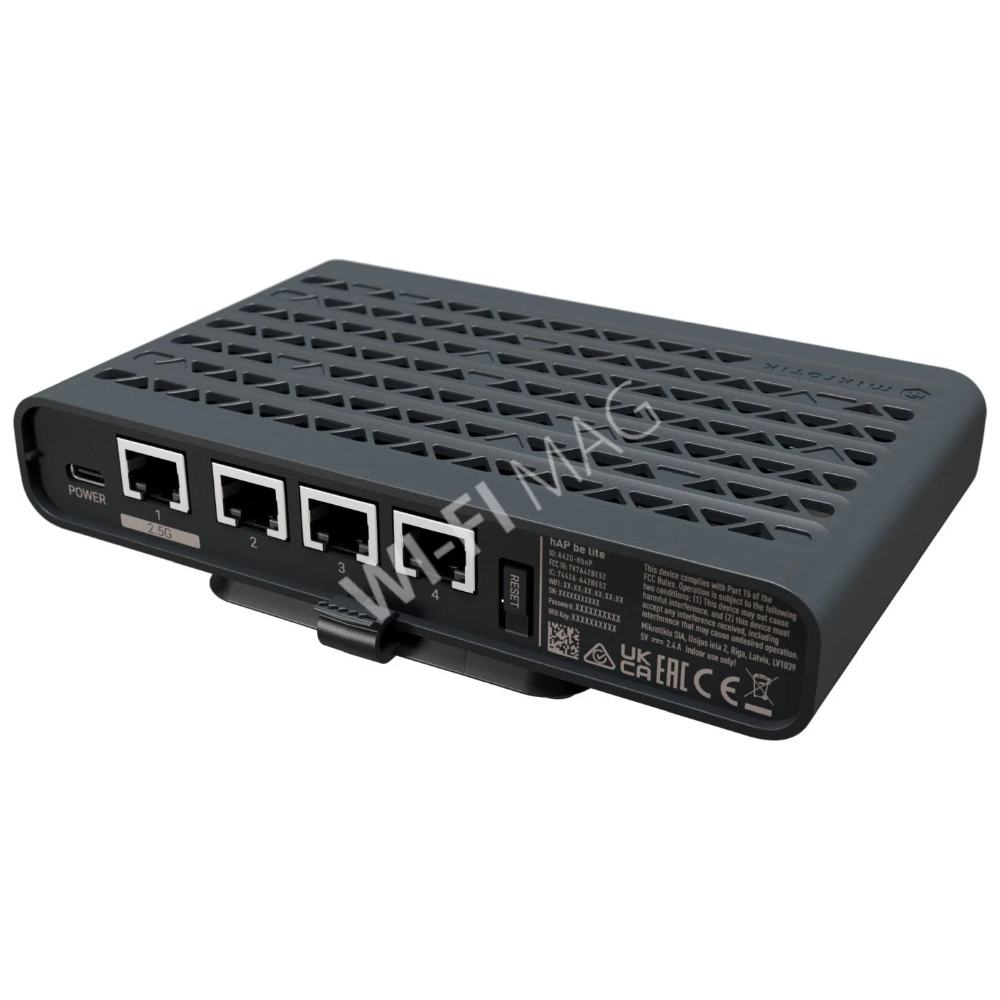Mikrotik RouterBOARD hAP be lite, двухдиапазонный маршрутизатор и точка доступа Wi-Fi 7