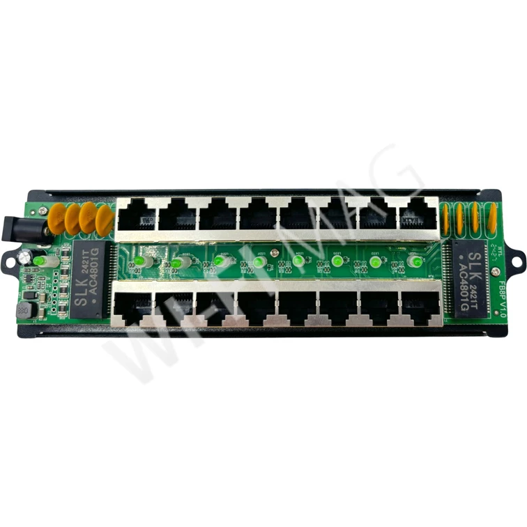 Conexpro POE-PAN8-GBM, 8-портовый гигабитный пассивный PoE-инжектор