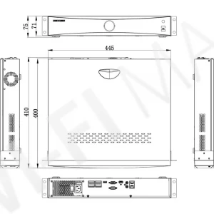 Hikvision DS-7732NXI-K4, 32-х канальный с технологией AcuSense видеорегистратор