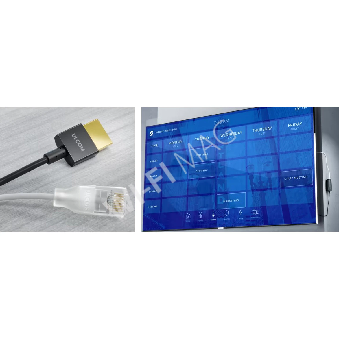 Ubiquiti Nano-Thin HDMI Cable (1 метр) тонкий HDMI-кабель стандарта 2.1b черный