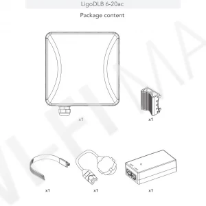 LigoWave Ligo DLB 6-20ac, уличная антенна панельная активная 6 ГГц