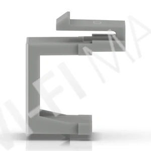 Ubiquiti Keystone Blank Insert Pass-Through (12-pack) заглушки с отверстием для патч-панели UACC-Rack-Panel-Patch-Blank-24 (12 штук)