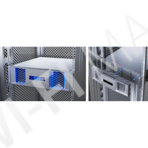 Ubiquiti UniFi 3U Bezel, защитная лицевая панель с подсветкой и дисплеем для ENAS, ENVR