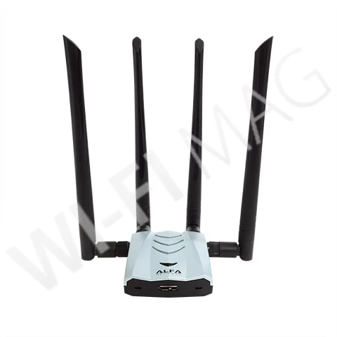 Alfa Network AWUS1900 двухдиапазонный беспроводной USB 3.0 адаптер с внешними антеннами 5dBi