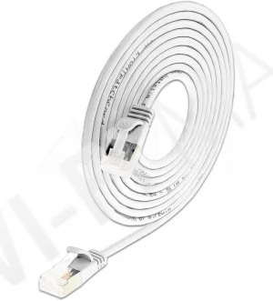 Кабель Wirewin SLIM LIGHT STP Cat.6A, 1.0 м белый
