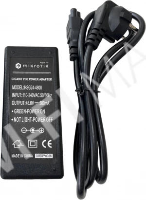 Conexpro HSG24-4800, пассивный гигабитный PoE-адаптер 48В, 0,5А, 24Вт