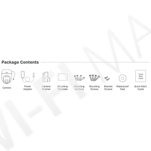 TP-Link Tapo C510W, 3Мп уличная поворотная с цветным ночным видением и ИК-подсветкой до 30 м Wi‑Fi-камера