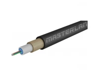 Masterlan Air1 fiber optic cable - 4vl 9/125, air-blowen, SM, HDPE, G657A1, 2000m, одномодовый оптический кабель, чёрный