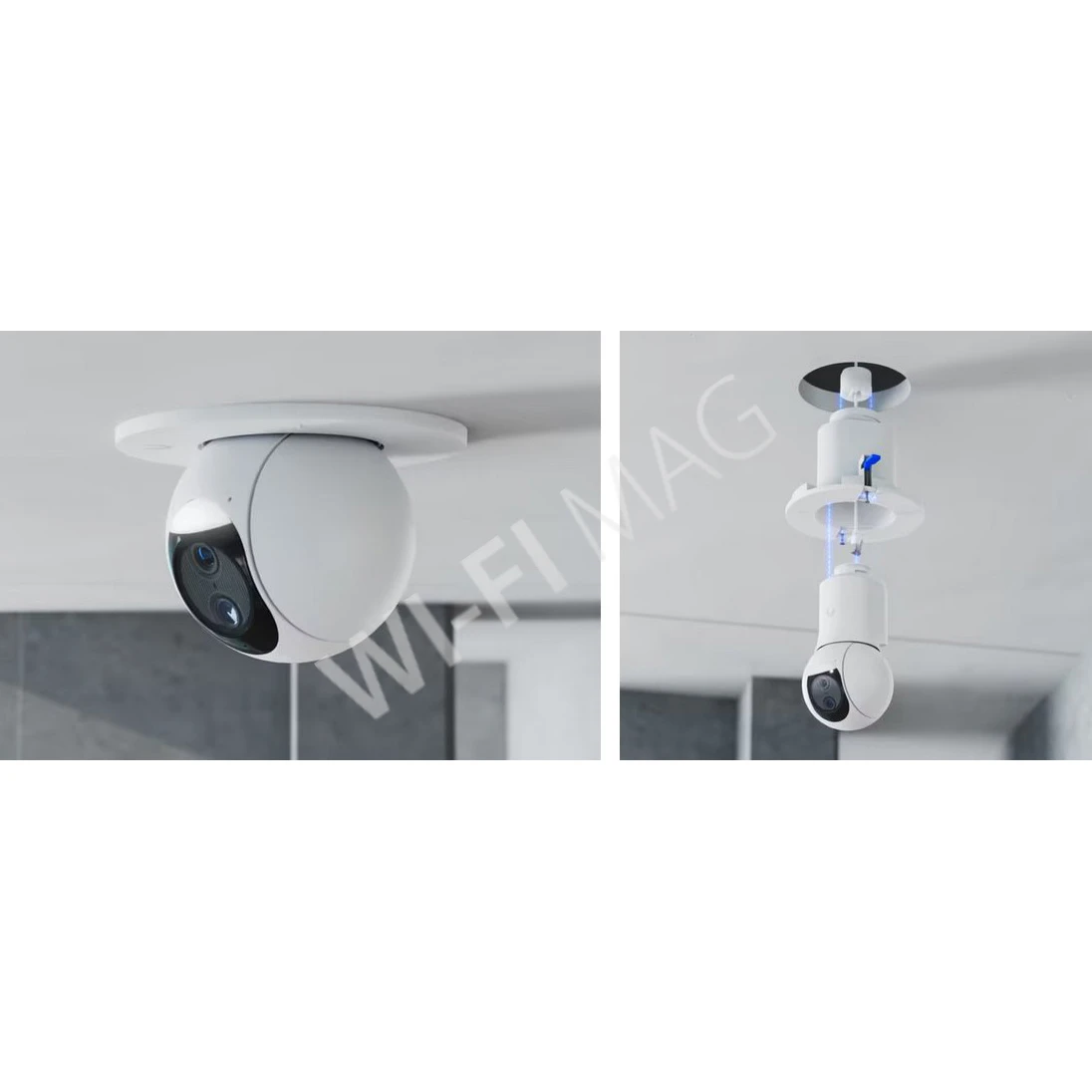 Ubiquiti G6 PTZ In-Ceiling Mount White, белый кронштейн для скрытого монтажа в потолок камеры UVC-G6-PTZ