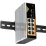 Conexpro GNT-IG1210FP-DC, промышленный с 8 PoE (1 Гбит/с) и 2 SFP портами неуправляемый коммутатор
