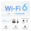 TP-Link Archer TX1U Nano AX300,  беспроводной Wi-Fi 6 USB‑адаптер 2,4 ГГц