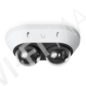 Ubiquiti UniFi AI Multi Sensor 2 Camera White, 16 Мп белая уличная PoE+ с 2-мя объективами и 2,33-кратным зумом IP-видеокамера