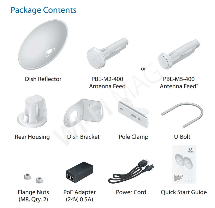 Ubiquiti PowerBeam M2-400 18dBi