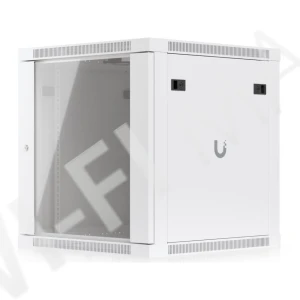 Ubiquiti 12U Rack Cabinet Glass Front Door (600 мм) стоечный шкаф 12U с 2-мя вентиляторами и стеклянной дверцей