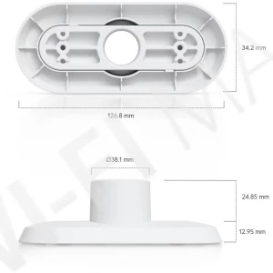Ubiquiti G6 180 Camera Pendant Mount White, белое подвесное крепление для камеры UVC-G6-180