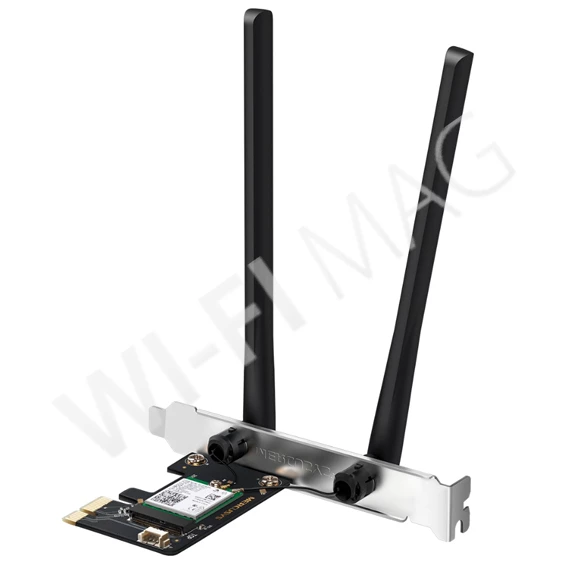 Mercusys MA80XE, двухдиапазонный с поддержкой AX3000 Wi-Fi 6, Bluetooth 5.2 PCI Express адаптер