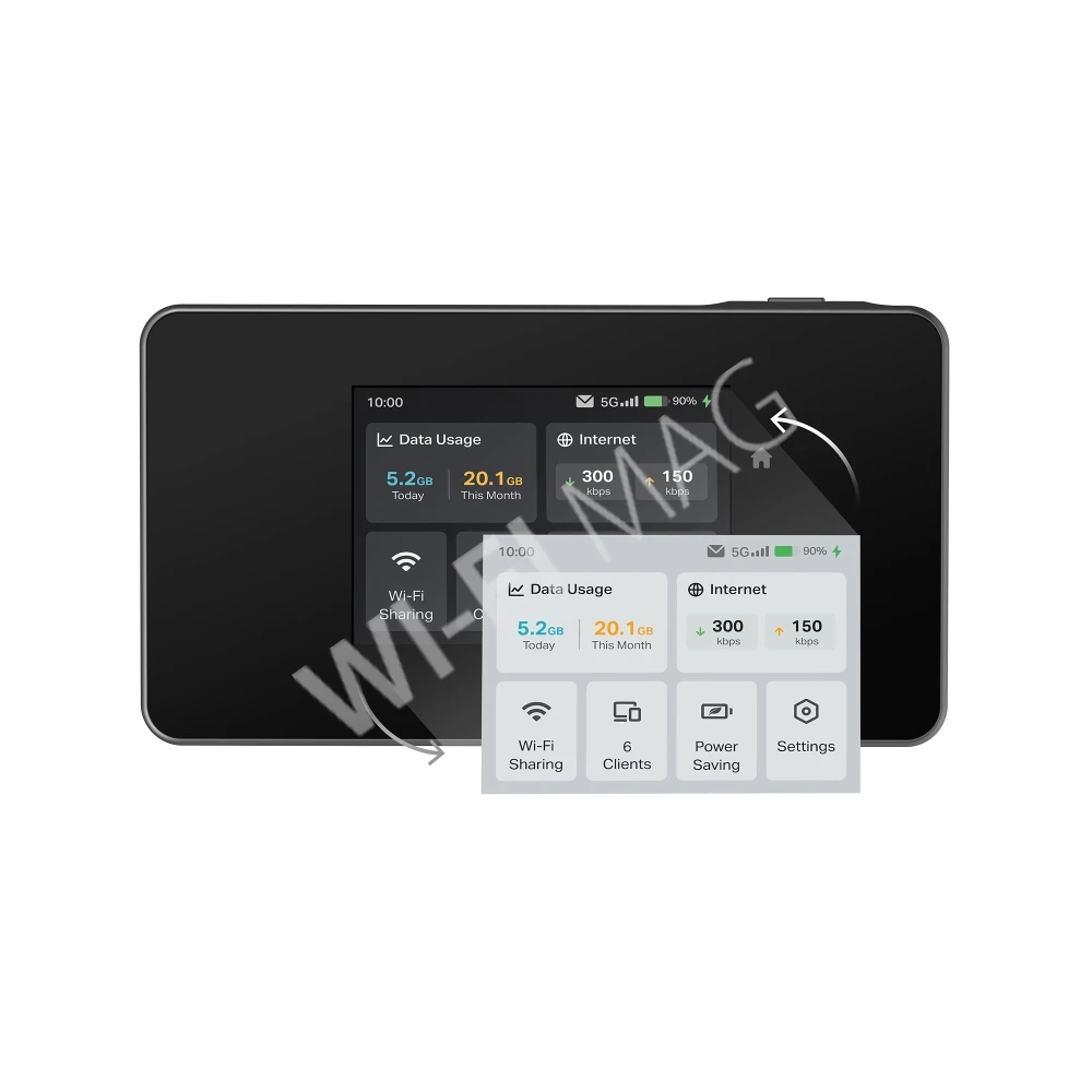 TP-Link M8550 AXE3600 5G Mobile Wi-Fi, портативный 5G Wi-Fi 6 маршрутизатор