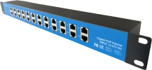 Conexpro POE-PAN12-GBM, 12-портовая гигабитная пассивная PoE-панель для стойки