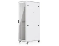 Шкафы, стойки Ubiquiti 42U Rack Cabinet Glass Front Door (1000 мм) напольная стойка 42U с 4-мя вентиляторами и стеклянной дверцей