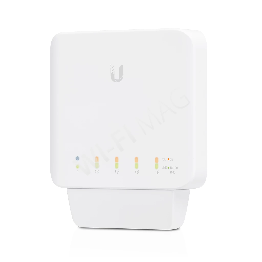 Ubiquiti UniFi Switch Flex, управляемый 5-портовый с 4-мя портами PoE коммутатор