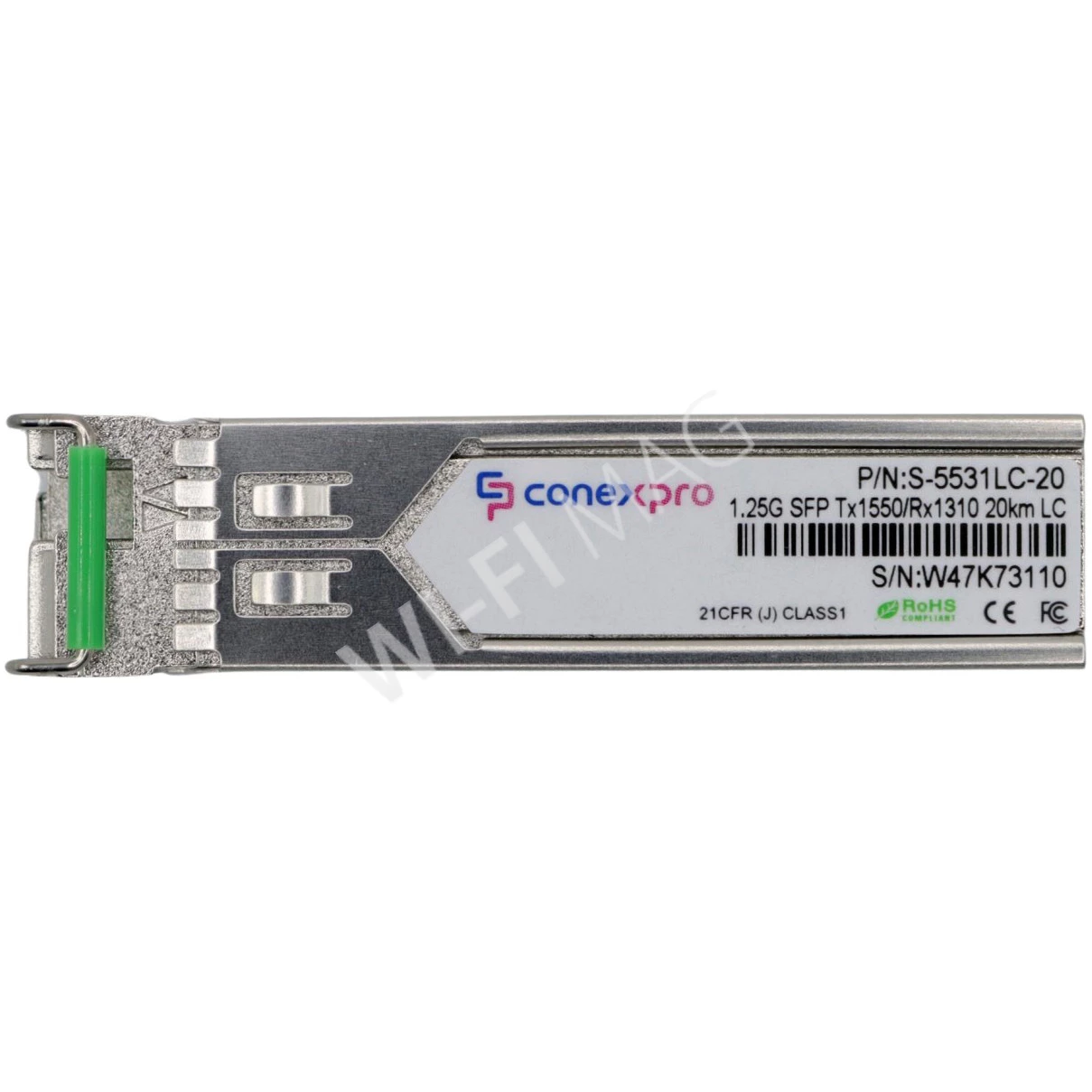 Conexpro S-5531LC-20 модуль SFP Single Mode, 1.25 Гбит/с, LC, WDM/BiDi, 20 км (Tx=1550/Rx=1310)