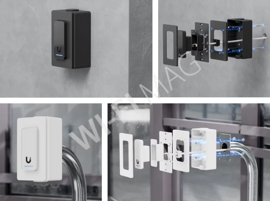 Ubiquiti UniFi Access Reader Junction Box Black, черная распределительная коробка для считывателей UA-G2, UA-Ultra и дисплея UA-Intercom-Viewer