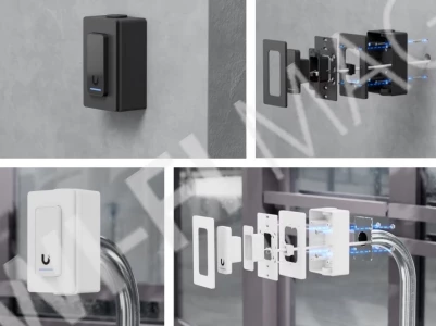 Ubiquiti UniFi Access Reader Junction Box Black, черная распределительная коробка для считывателей UA-G2, UA-Ultra и дисплея UA-Intercom-Viewer