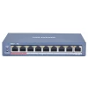 Hikvision DS-3E0109P-E(C), неуправляемый коммутатор PoE
