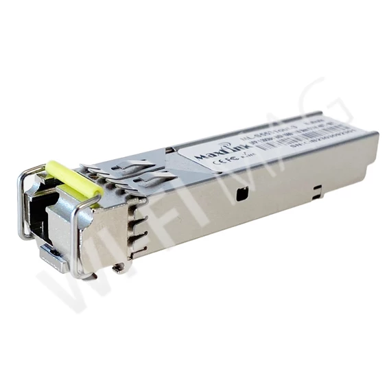 Max Link 1.25G SFP optical module, WDM(BiDi), SM, Tx 1550/Rx1310nm, 3km, 1x LC connector, DDM, оптический модуль