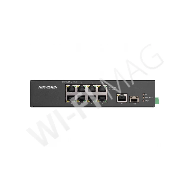Hikvision DS-3T0310HP-E/HS, неуправляемый коммутатор PoE
