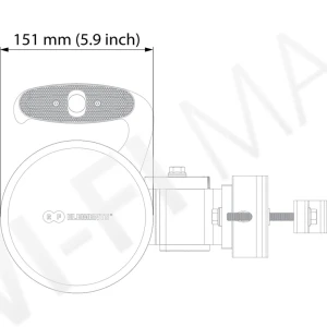RF Elements Symmetrical Horn WB Antennas with TwistPort, 5/6GHz, 10 dBi, 90° антенна секторная пассивная