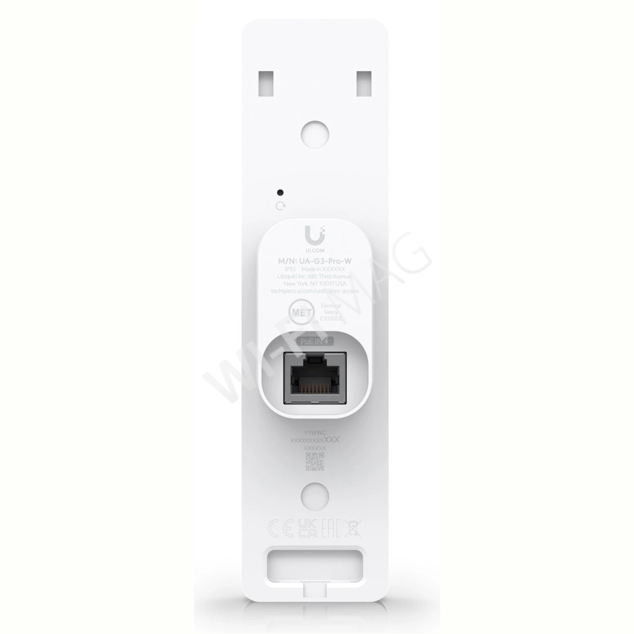 Ubiquiti UniFi Access G3 Reader Professional White, белый видеодомофон с NFC/Bluetooth считывателем и с Apple Touch Pass