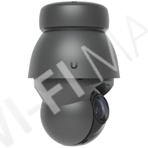 Ubiquiti UniFi AI PTZ Precision Camera Black, 8 Мп уличная PoE++ с 31-кратным зумом и технологией LiDAR черная IP-видеокамера