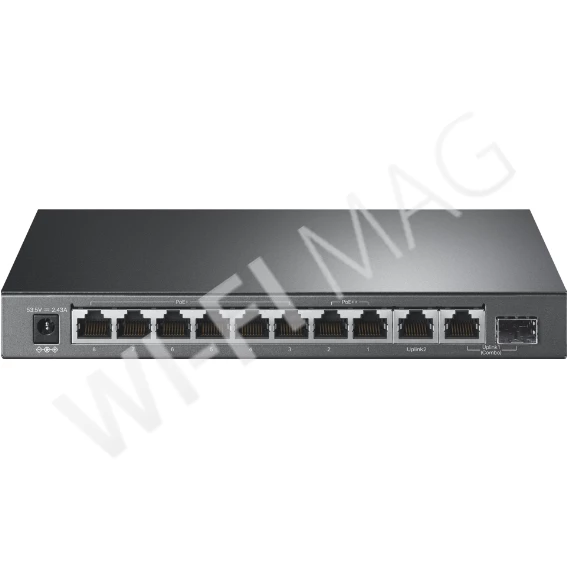 TP-Link TL-SG1210PP, 9-портовый неуправляемый коммутатор 1 Гбит/с с 6-ю PoE+, 2-мя PoE++ и комбинированным RJ45/SFP