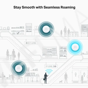 TP-Link EAP770 BE9300, трехдиапазонная точка доступа Omada Wi-Fi 7 с поддержкой PoE